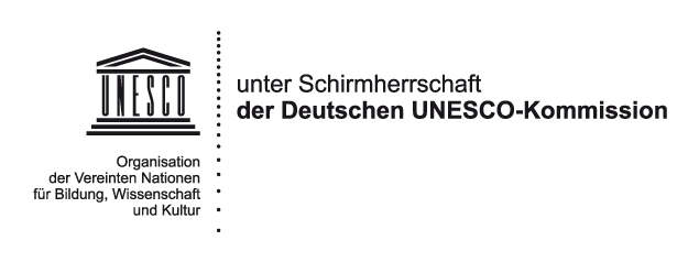 Externe Seite: www.unesco.de Logo unter Schirmherrschaft der DUK schwarz.jpg